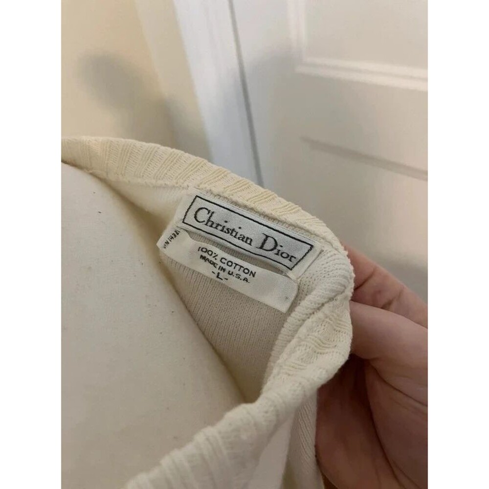 Christian Dior white sweater - Picture 9 of 10